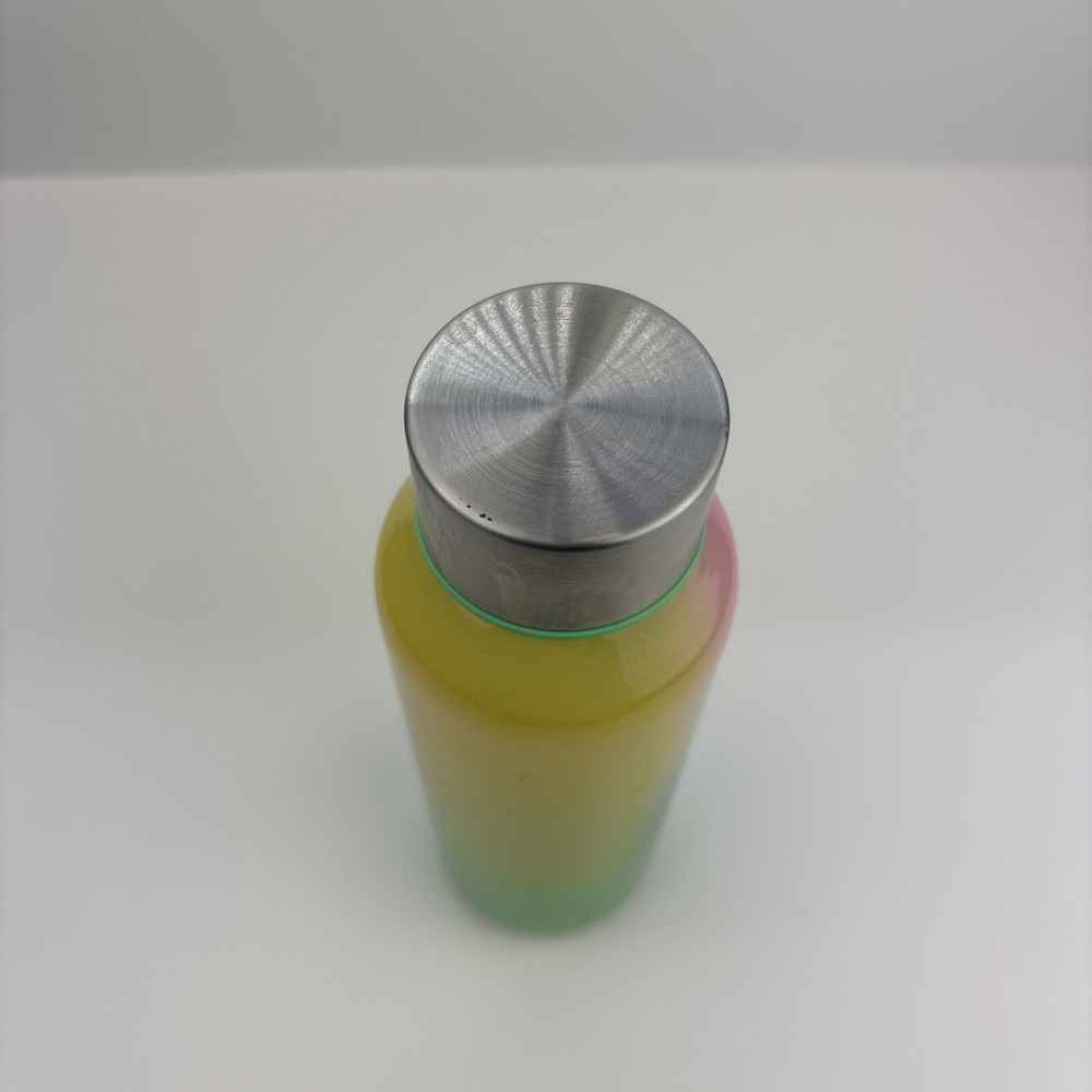 Starbucks Spring 2023 Pink Green Yellow Multicolor Glass 20 oz Water Bottle - Picture 7 of 8